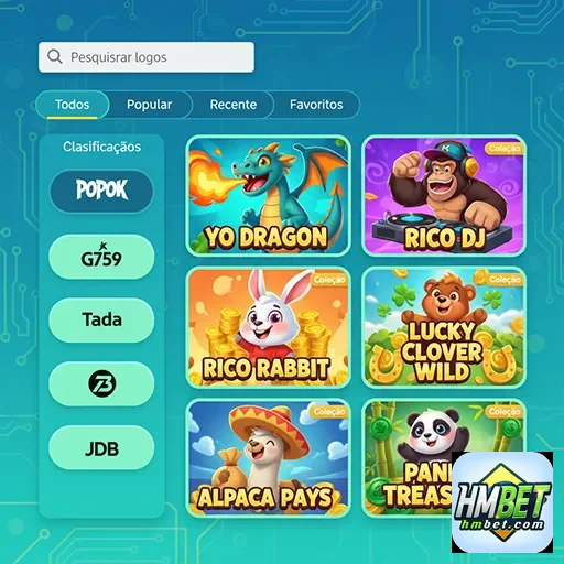 Tela do app hmbet com entrada rápida no celular